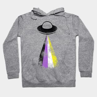 Gaylien Non-Binary Pride UFO Hoodie